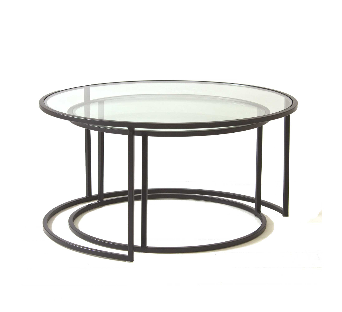 Комплект журнальных столов HARLAN Black Andrew Martin, стоимость 187 600 руб.  Фотография 1